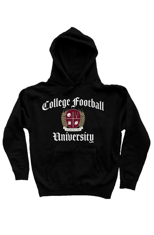 College Football University - Black Hoodie (Front)