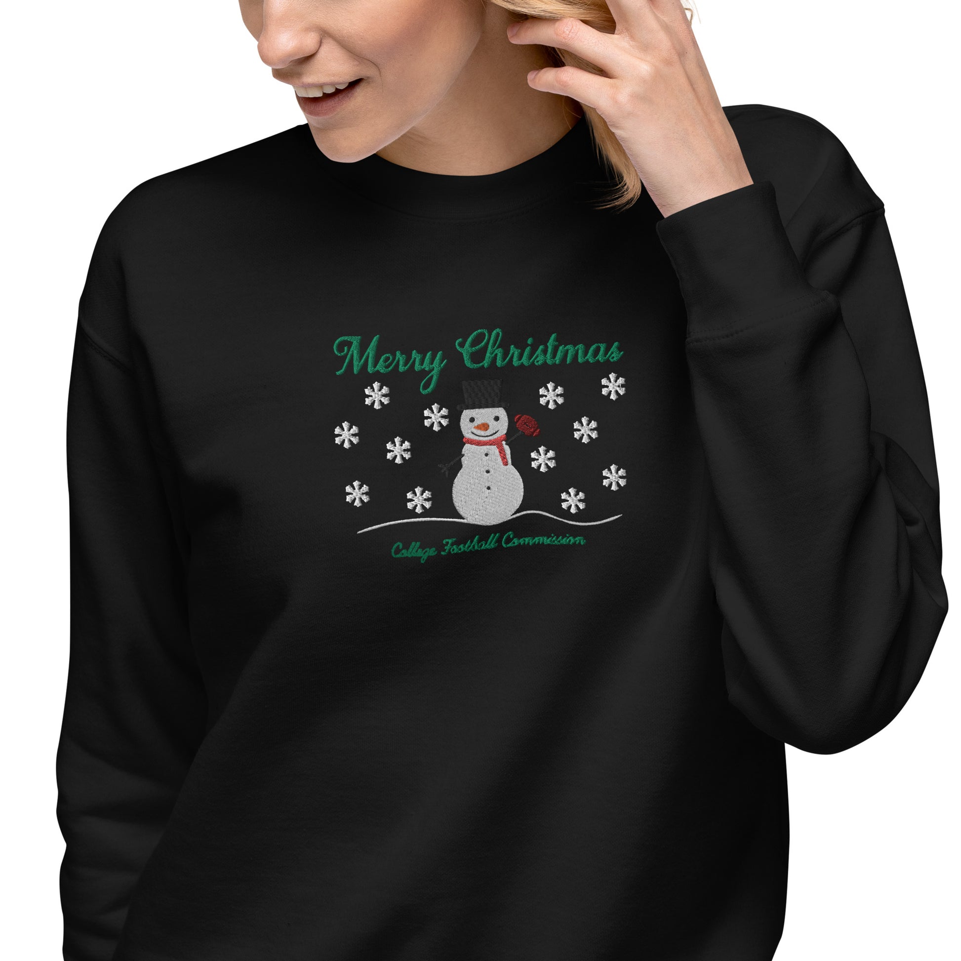 Christmas Sweater (Coal - Full Body Zoom)