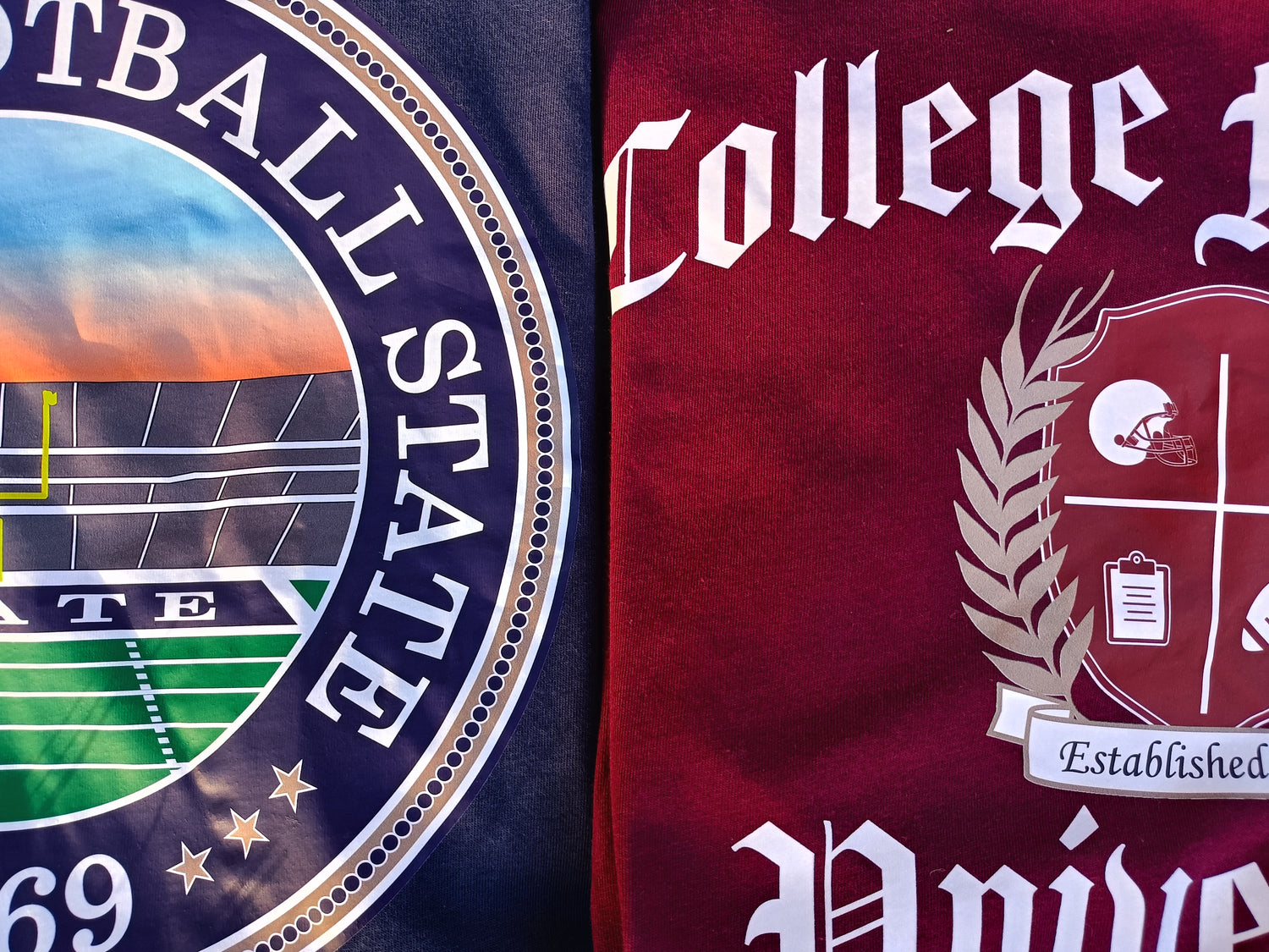 College Football University & State Shirts